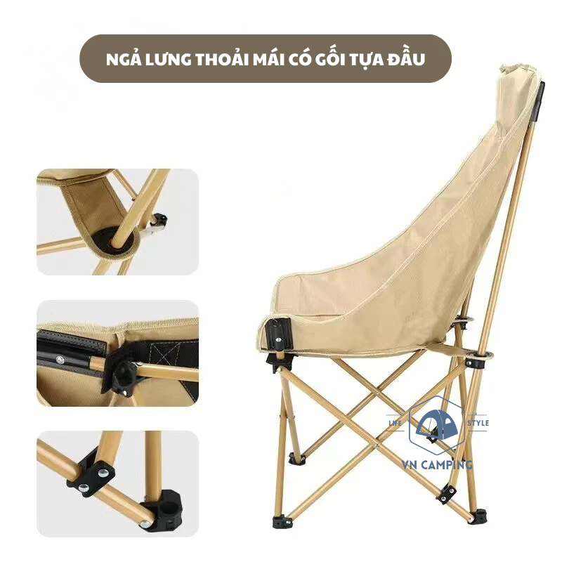 Ghế Camping Ngả Lưng Tmountain Gấp Gọn Thư Giãn Dã Ngoại Du Lịch Cao Cấp Dễ Gấp Mở  | BigBuy360 - bigbuy360.vn