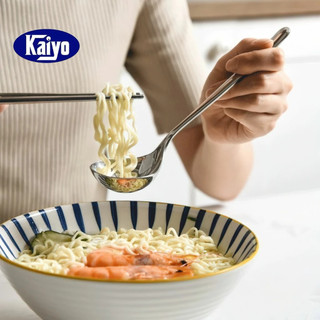 Kaiyo Muỗng Đầu Lớn Phong Cách Hàn Quốc INOX Tráng Gương  Khách sạn Hộ Gia Đình Thìa Canh Lớn