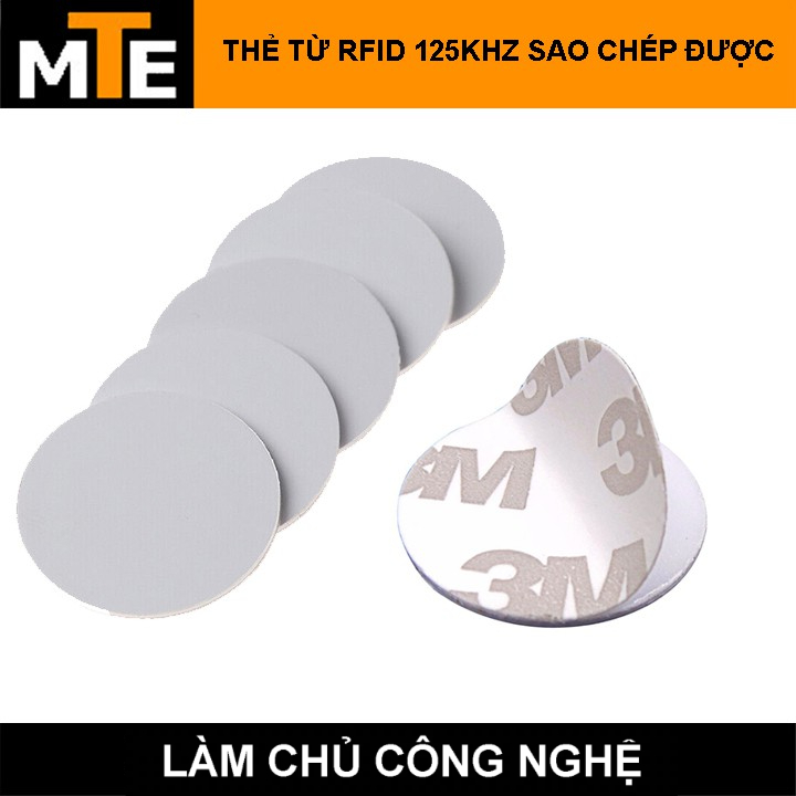 [THẺ COPPY] Thẻ từ RFID 125khz 25mm Sao chép được thẻ từ ra vào, thẻ thang máy có tần số 125Khz