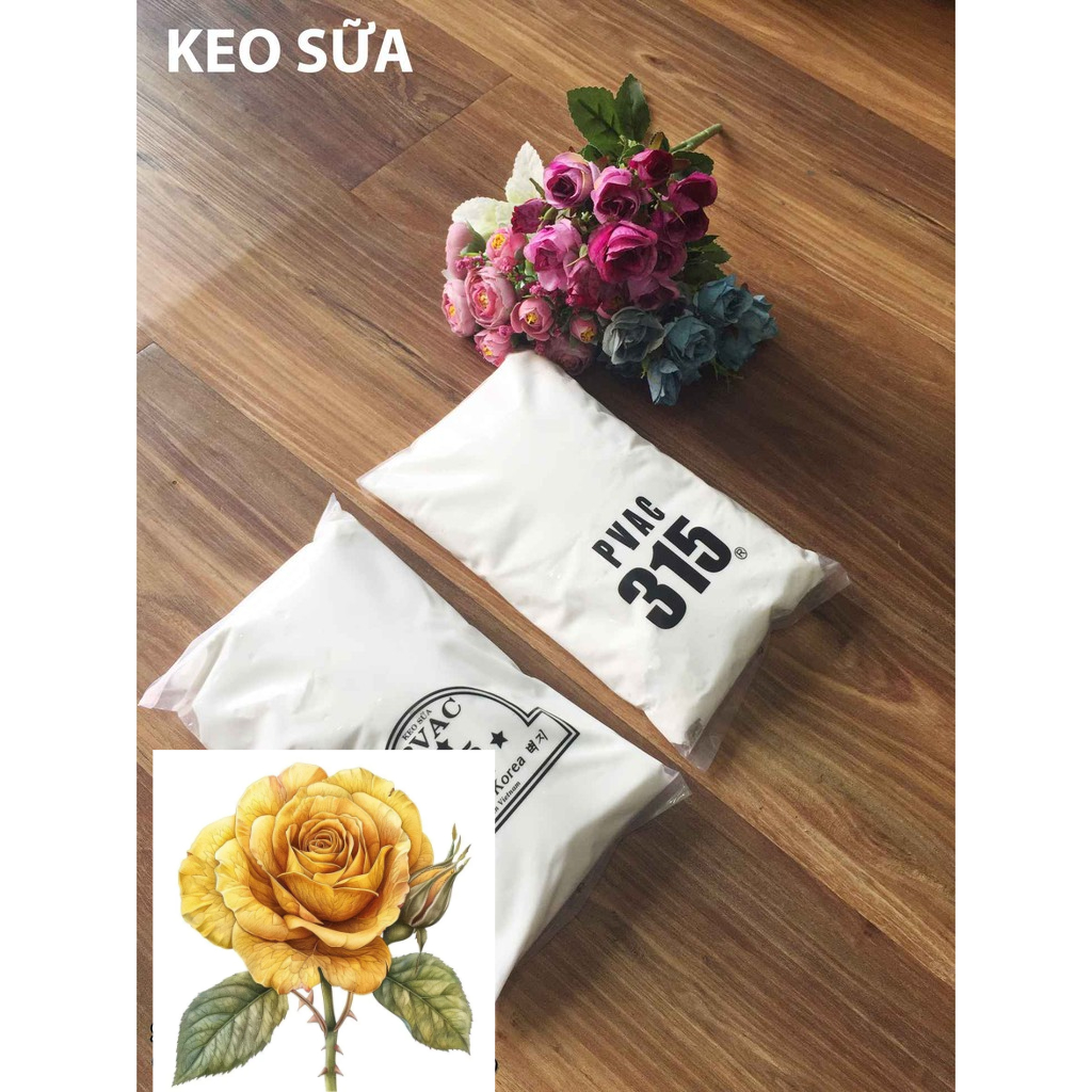 Keo Sữa Dán Giấy, dán simili, dán thảm, dán gỗ...