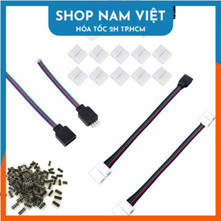 Ghim Nối PCB , Phụ Kiện Đèn Led RGB 5050 3528 Đầu Cắm 4 Chân, Jack Cắm