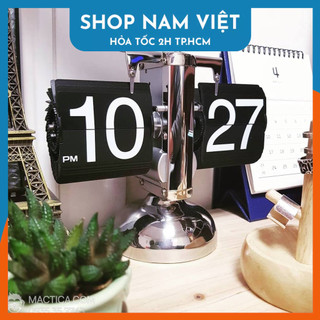 [BH 12 Tháng] Đồng Hồ Lật Để Bàn Retro Flip Clock
