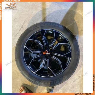 Decal dán mâm CARNIVAL 3 lớp (5bánh), dễ dán độ bám dính cao, chất liệu decal đen bóng 3 lớp cao cấp