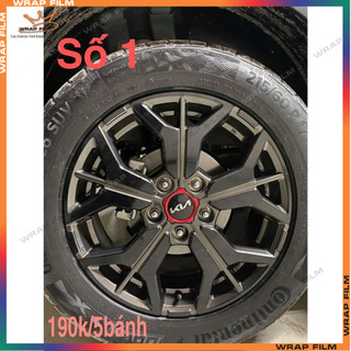 Bộ Decal dán mâm Seltos 2020-2023 (5bánh)