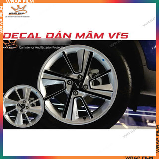 Decal dán mâm Vinfast VF5 ( giá bao gồm 5 bánh), dán thanh crom, dán màn vf5