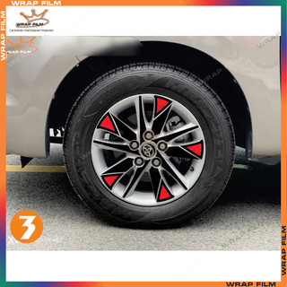 Decal dán mâm Innova ( bộ 5 bánh)