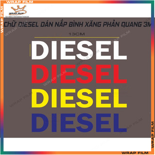 Decal trang trí nắp bình xăng phản quang 3M ( Trừ màu đen, trắng thường)
