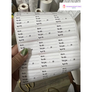 Tem dán vỡ dùng dán lưu mẫu thức ăn