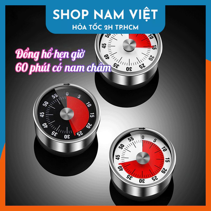 Đồng Hồ Hẹn Giờ 60 Phút Có Nam Châm Hít