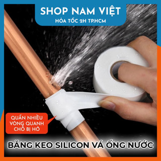 Băng Keo Silicon Vá Ống Nước Chịu Nhiệt Nóng Lạnh, Chống Thấm Nước