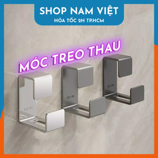 Móc Treo Thau Kiểu Vuông Dán Tường Chắc Chắn