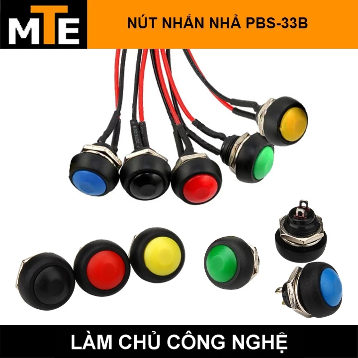 Nút Nhấn Nhả Chống Nước PBS-33B
