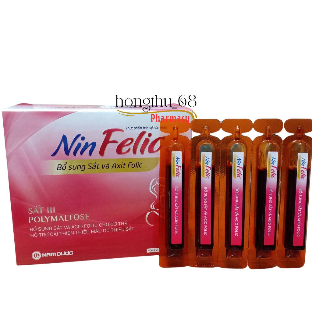 Sắt ống NinFelic -dành cho bà bầu thiếu sắt