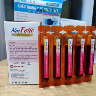 Sắt ống NinFelic -dành cho bà bầu thiếu sắt