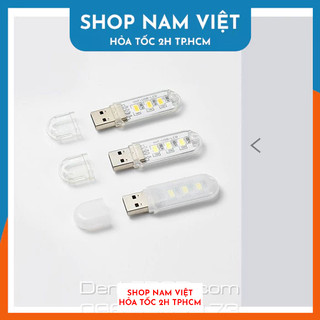 Thanh Đèn LED Mini Cắm Cổng USB 3/8/24 Bóng