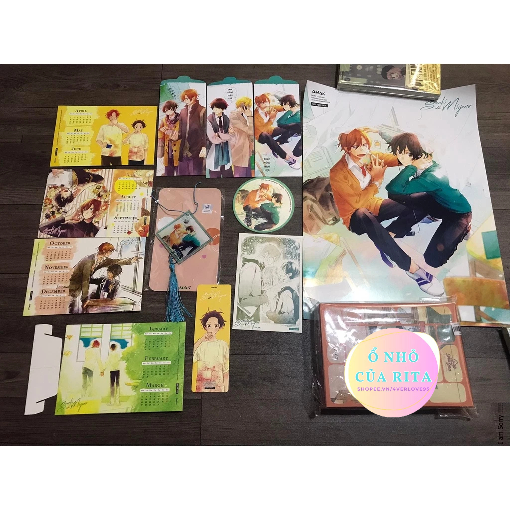 [Phụ Kiện Poster_Standee] Sasaki và Miyano 1 2 3 4 5 6