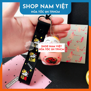 Móc Khóa Mèo Chiêu Tài May Mắn