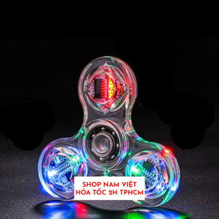 Con Quay Đèn Led Spinner Trong Suốt