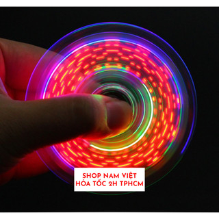 Con Quay Đèn Led Spinner Trong Suốt