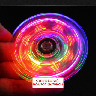 Con Quay Đèn Led Spinner Trong Suốt