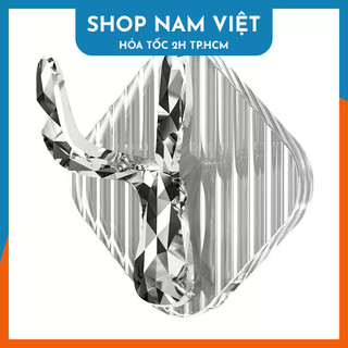 Móc dán treo tường hươu pha lê