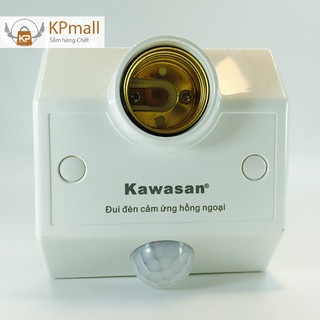 Đui đèn cảm ứng chuyển động hồng ngoại đèn tự phát sáng khi có người di chuyển Kawasan SS68