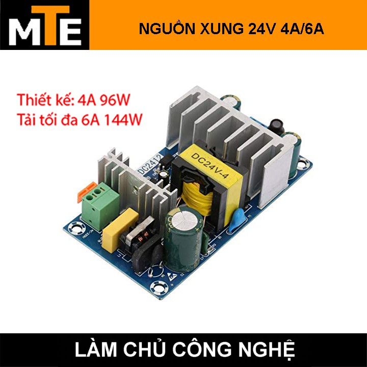 Module nguồn xung 100W AC-DC 24v 4A