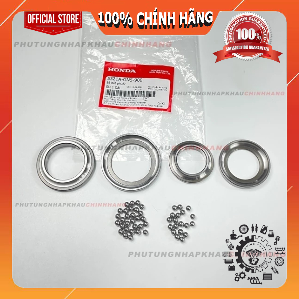 Bộ chén cổ Honda Air Blade AB, Winner, Vario Click, Vision, Wave Future Lead SH Vision chính hãng - 