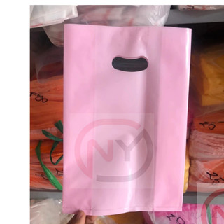 [1kg/size] túi nilon PE MÀU HỒNG PASTE