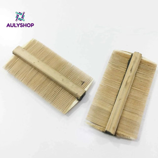 Lược bí chải chấy bằng gỗ bằng nhựa cao cấp, lược dầy, lược dày chải đầu, lược chải chấy