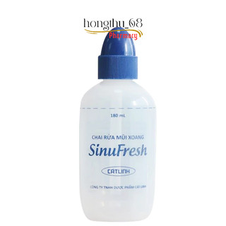 SinuFresh (Muối Rửa Mũi Xoang) hộp 10 gói +lọ 180ml