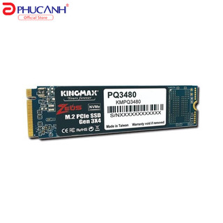 Ổ SSD Kingmax PQ3480 256Gb (NVMe PCIe/ Gen3x4 M2.2280/ 2300MB/s/ 1100MB/s)