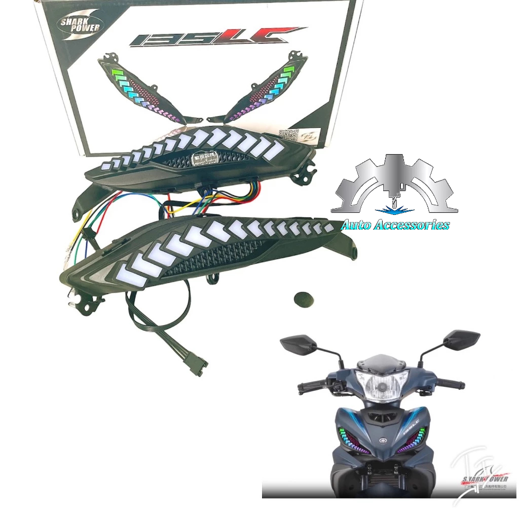 📌 Demi tích hợp xi sử dụng Nam Châm điều chỉnh chế độ đèn Led 📌 gắn cho Ex135 V2 Ex135 (2011-2014) L