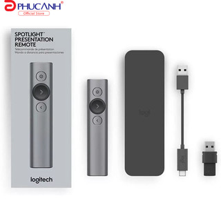 Bút (Chuột) trình chiếu Logitech SPOTLIGHT xám đen