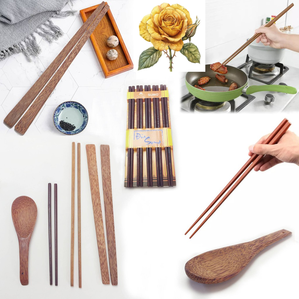 Đũa muỗng thìa gỗ dừa - chọn loại