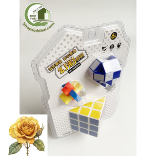 Vỉ 3 cục rubik to nhỏ 3x3