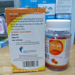 Dầu gấc Isopharco lọ 100 viên