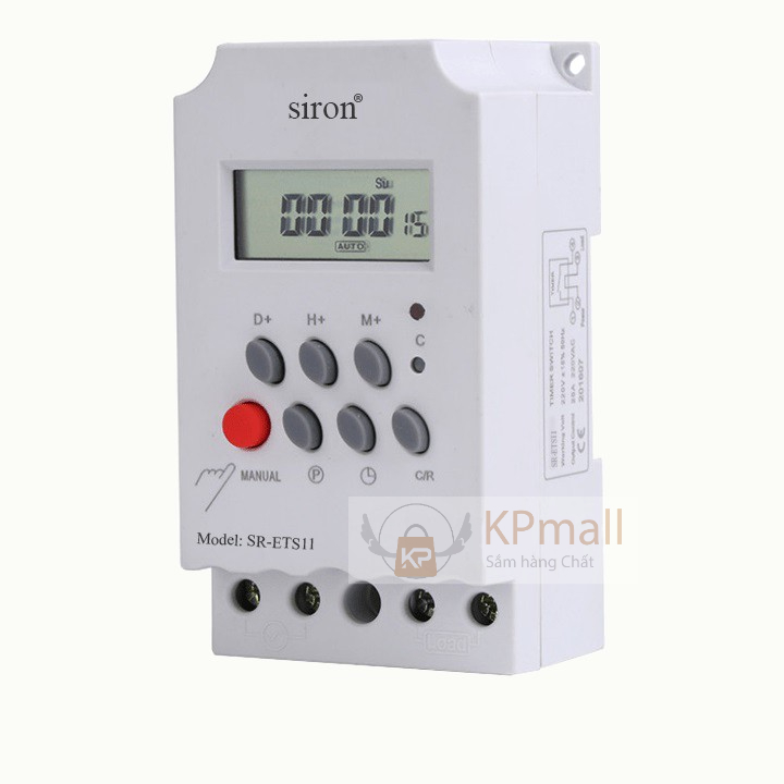 Thiết bị hẹn giờ điện tử, hẹn giờ bật tắt thiết bị điện, bật tắt máy bơm nước, tưới cây tự động Siro