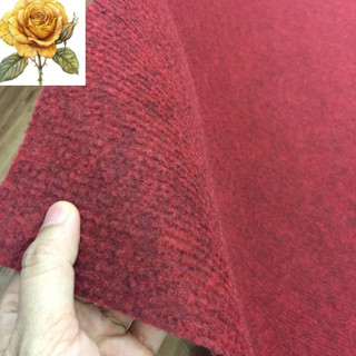 Thảm nỉ trải sàn màu đỏ đô - 1m²