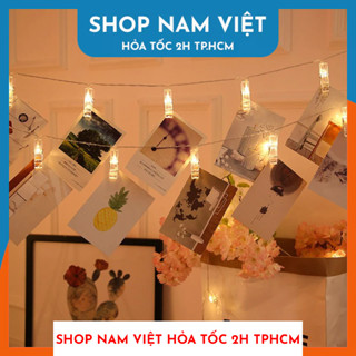 Dây Đèn LED Kẹp Ảnh Trang Trí Lễ Tết, Sinh Nhật, Nhà Cửa
