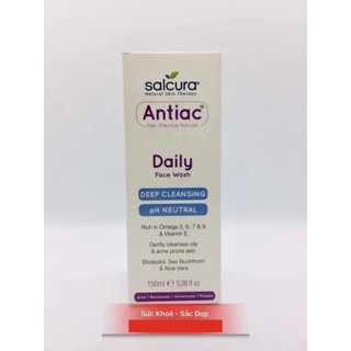 [ Hàng Nhập Khẩu ] SỮA RỬA MẶT NGĂN NGỪA MỤN - Salcura Daily Antiac FACE WASH - 150ml