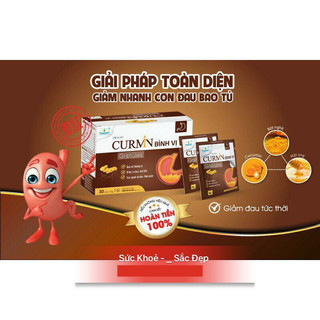 [ Hàng Công Ty ] Cốm dạ dày CURMIN BÌNH VỊ (H/30 gói)- Cắt cơn đau dạ dày