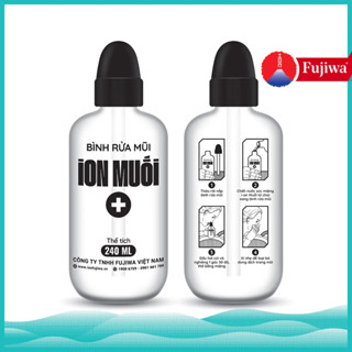 Bình Rửa Mũi 240ml Cao Cấp Fujiwa - Bình rỗng dùng đổ nước muối vào bơm rữa mũi