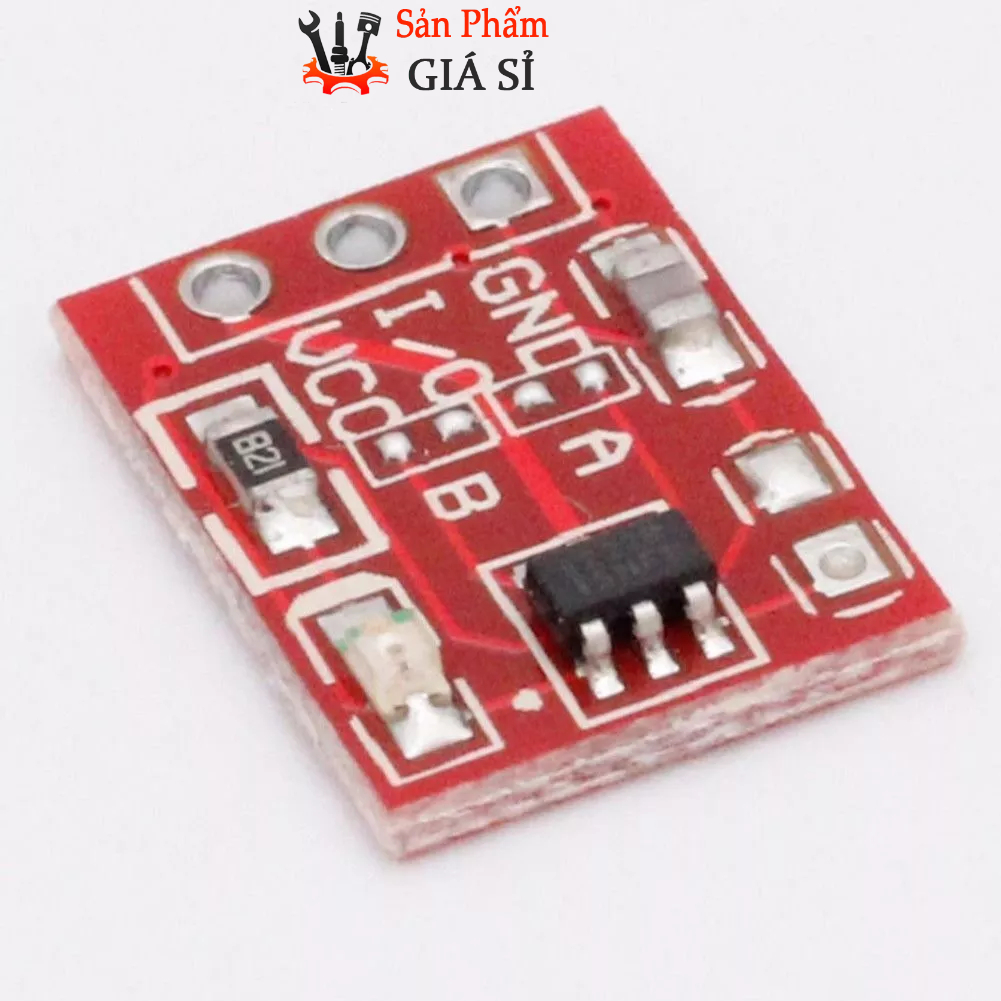 Module nút cảm biến chạm TTP223 đỏ - Touch sensor cảm ứng điện dung ❤️freeship❤️