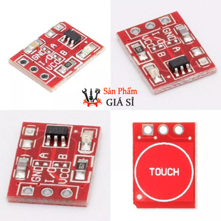 Module nút cảm biến chạm TTP223 đỏ - Touch sensor cảm ứng điện dung ❤️freeship❤️