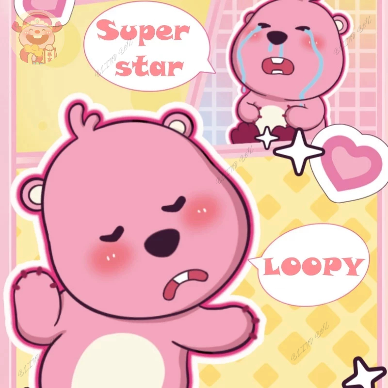 SUPER STAR LOOPY - Blind box hộp mù tượng mô hình hải ly Loopy đồ chơi giải trí quà tặng decor cute