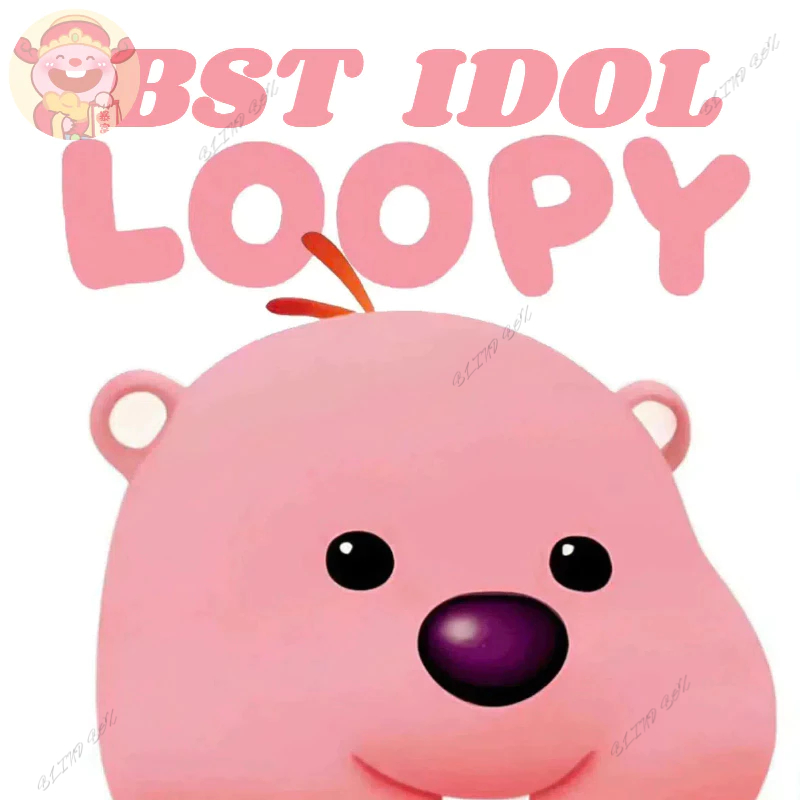 BST IDOL LOOPY - Sưu tầm quà tặng cute BLIND BOX 1 hộp mô hình loopy hải ly mini siu cấp đáng yêu