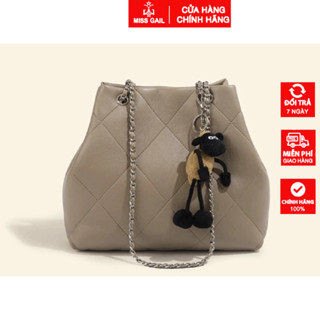 Túi xách nữ đeo chéo vai kèm gấu cực xinh đi tiệc, đi chơi, đi làm... thương hiệu MISS GAIL full hộp MG622