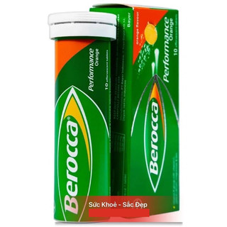  Viên sủi bổ sung Vitamin Berocca Performance Mango 10 Viên hộp 