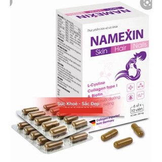   CHÍNH HÃNG  VIÊN UỐNG NAMEXIN SKIN HAIR NAILS HỖ TRỢ NUÔI DƯỠNG DA TÓC MÓNG 